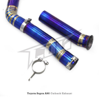 Titanium Single Exit Catback Exhaust System for Toyota Supra A90 3.0T - Bull Boost Performance