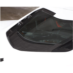Carbon Fiber Rear Window Trim Cover Set for Chevrolet Corvette C8 Coupe - Bull Boost Performance