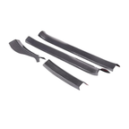 Carbon Fiber Interior Door Sill Trim Cover for Chevrolet Corvette C8 Z51 Z06 - Bull Boost Performance