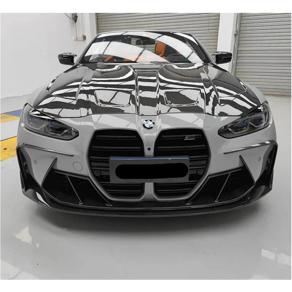 Prepreg Carbon Fiber PT Style Engine Hood for BMW G80 M3 G82 G83 M4 - Bull Boost Performance
