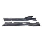 Carbon Fiber GT Style Side Skirts for Chevrolet Corvette C8 - Bull Boost Performance
