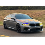 3D Carbon Fiber Front Splitter Lip (1-Piece) for BMW F90 M5 G30 LCI - Bull Boost Performance