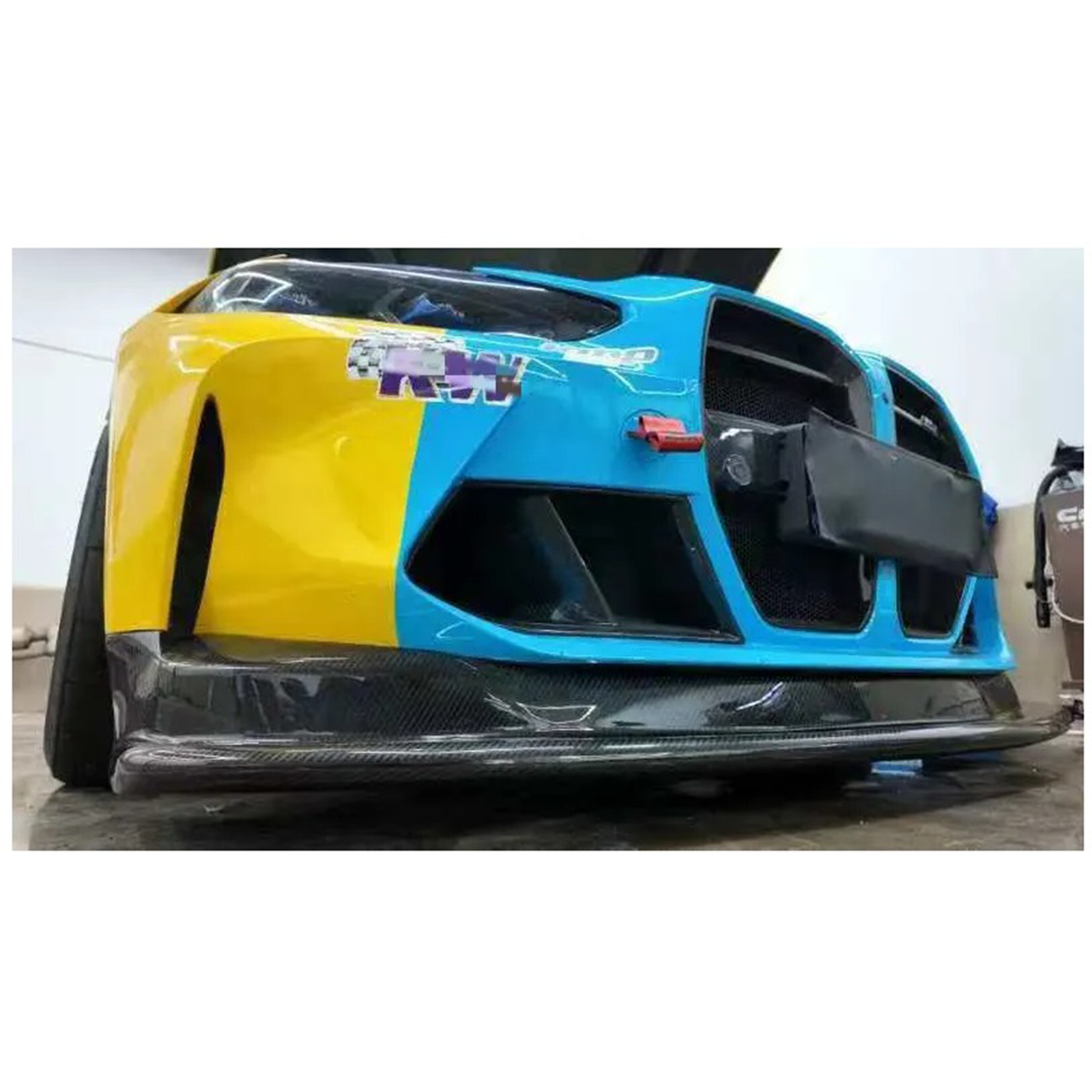 GT4 Carbon Fiber Front Lip for BMW G80 G81 M3 G82 G83 M4 - Bull Boost Performance