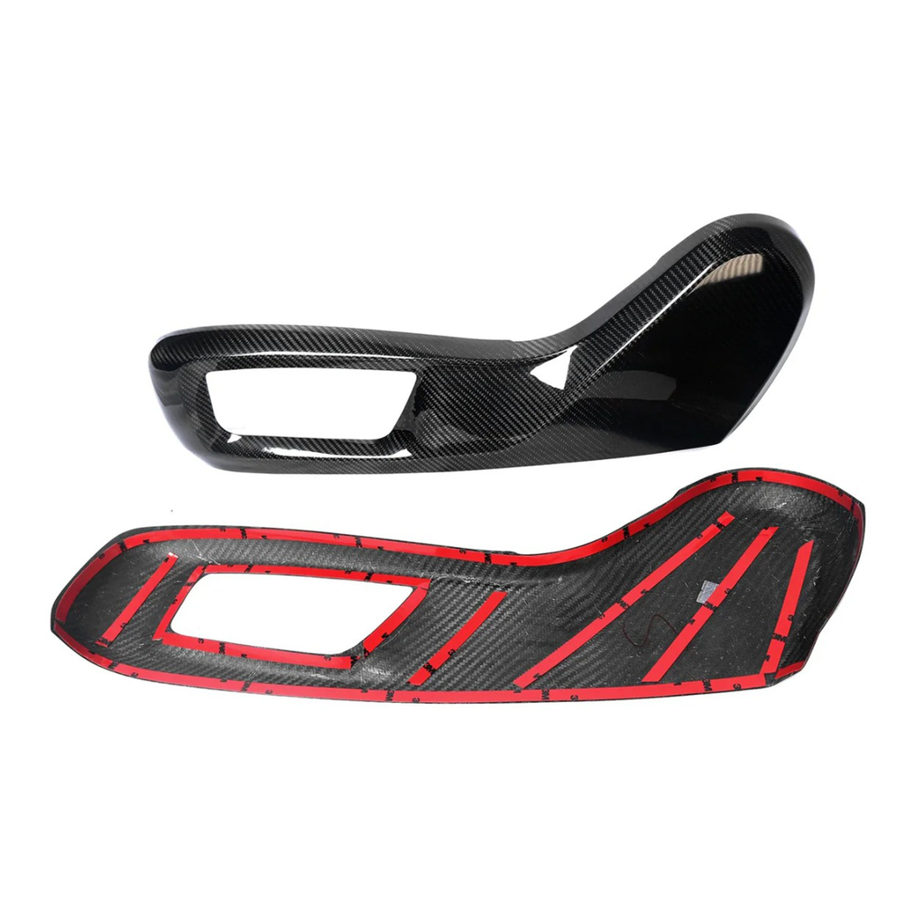 Carbon Fiber Side Seat Covers for BMW F90 M5 G30 5 Series - Bull Boost Performance