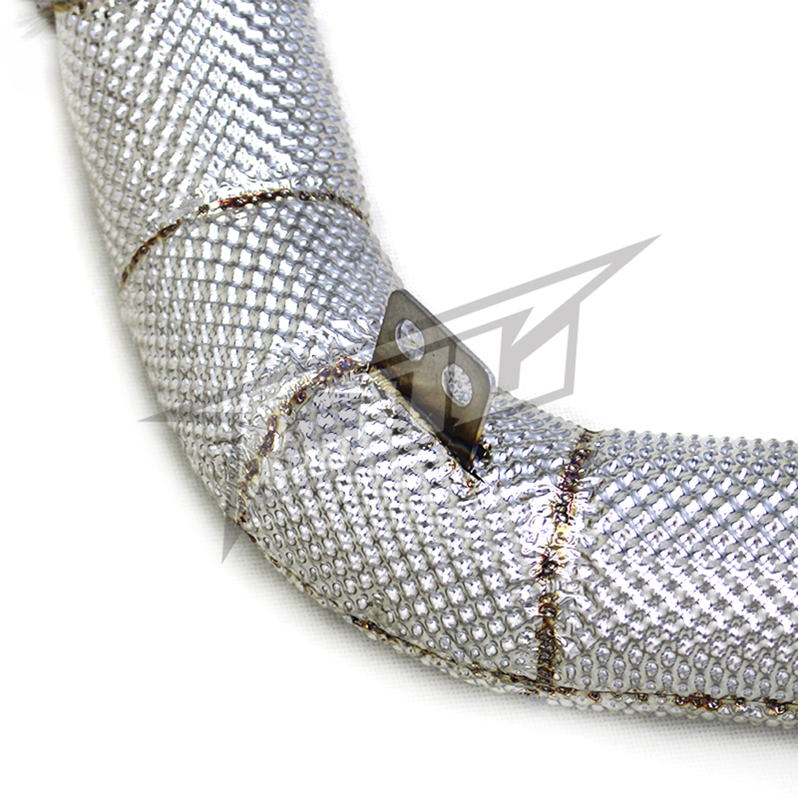 Stainless Catted Downpipe Heat Shield for BMW M5 F90 4.4T - Bull Boost Performance