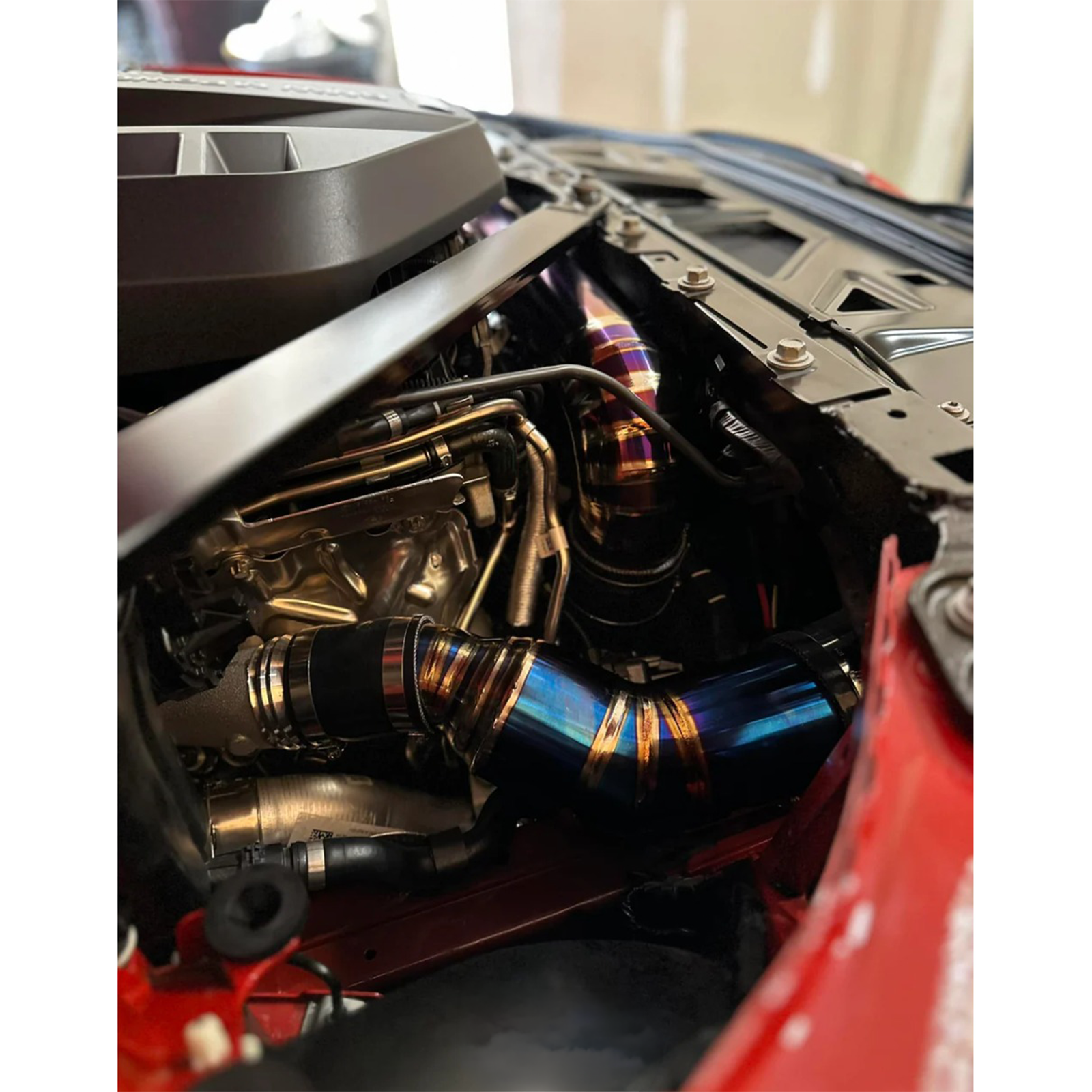 S58 High-Flow Front Mount Air Intake System for BMW G87 M2 G80 M3 G82 M4 - Bull Boost Performance