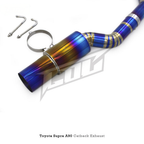 Titanium Single Exit Catback Exhaust System for Toyota Supra A90 3.0T - Bull Boost Performance