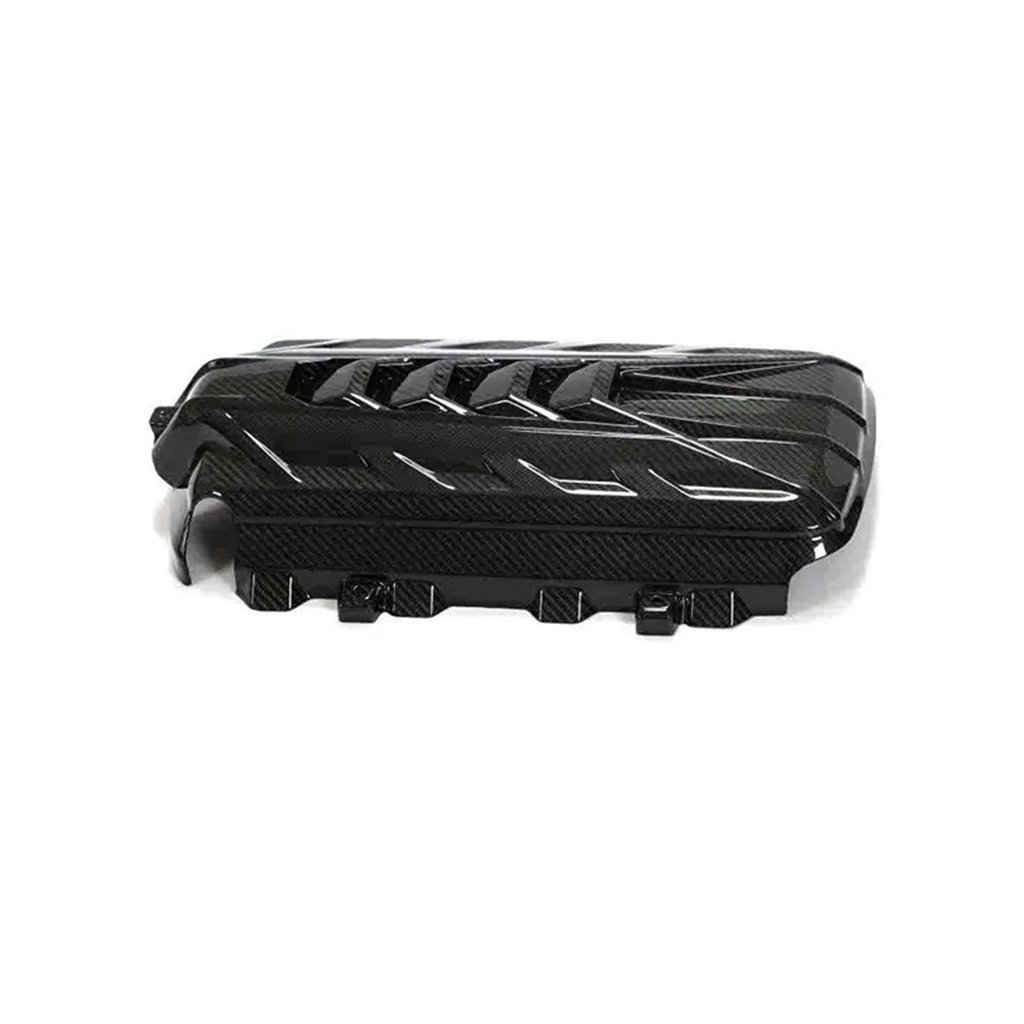 Carbon Fiber Engine Cover for Chevrolet Corvette C8 - Bull Boost Performance