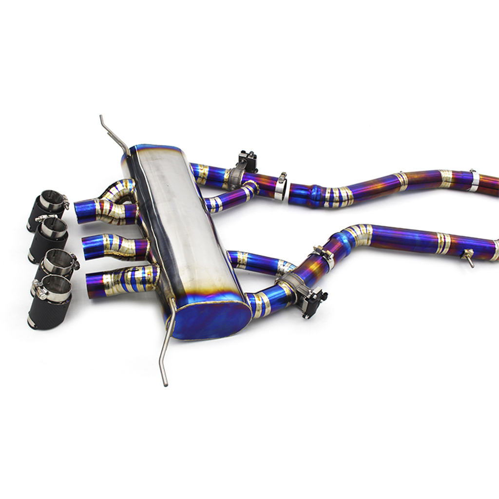 Titanium Valved Exhaust System for BMW M3 G80 3.0T - Bull Boost Performance