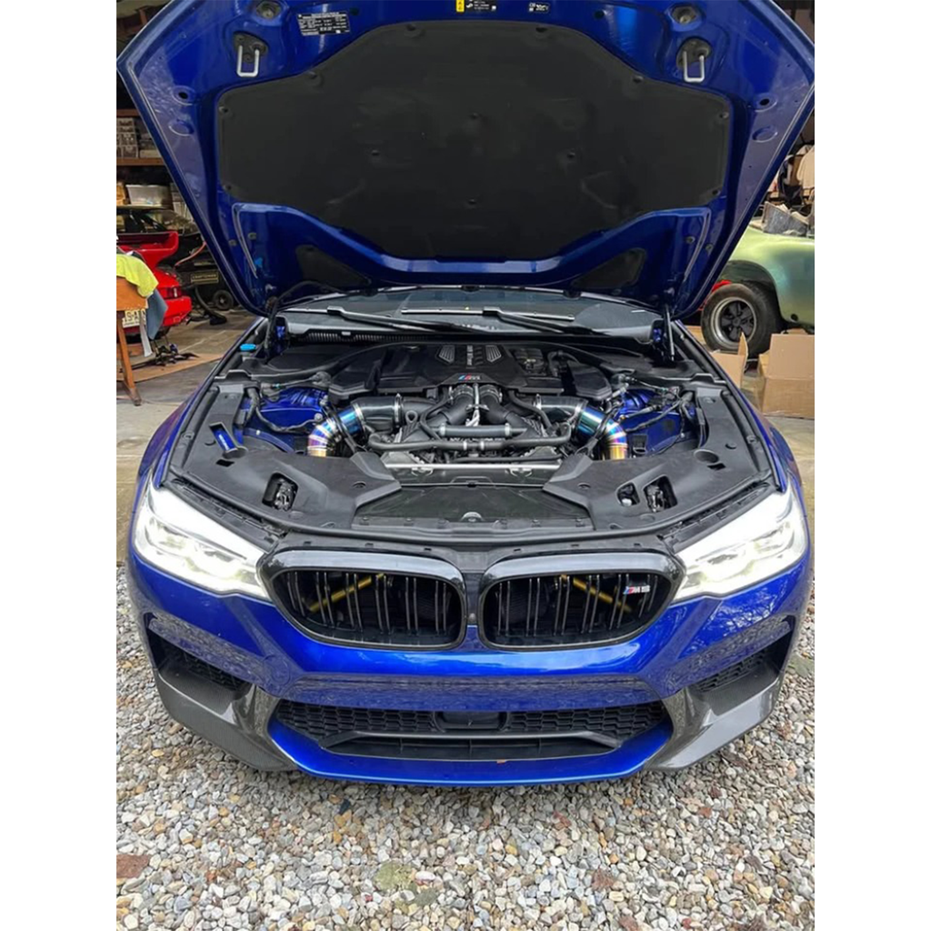 Titanium Front Mount Intake System for BMW F90 M5 F91 F92 F93 M8 G30 5 Series - Bull Boost Performance
