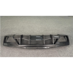 AD Style Dry Carbon Fiber Rear Diffuser for Chevrolet Corvette C8 - Bull Boost Performance