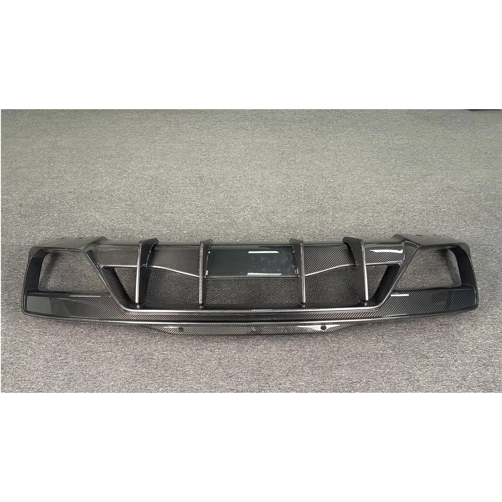 AD Style Dry Carbon Fiber Rear Diffuser for Chevrolet Corvette C8 - Bull Boost Performance