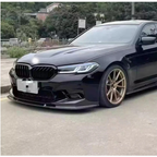 3D Carbon Fiber Front Splitter Lip (1-Piece) for BMW F90 M5 G30 LCI - Bull Boost Performance