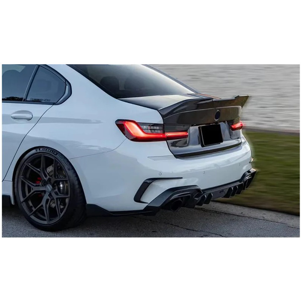 M Style Carbon Fiber Trunk for BMW G80 M3 G20 3 Series - Bull Boost Performance