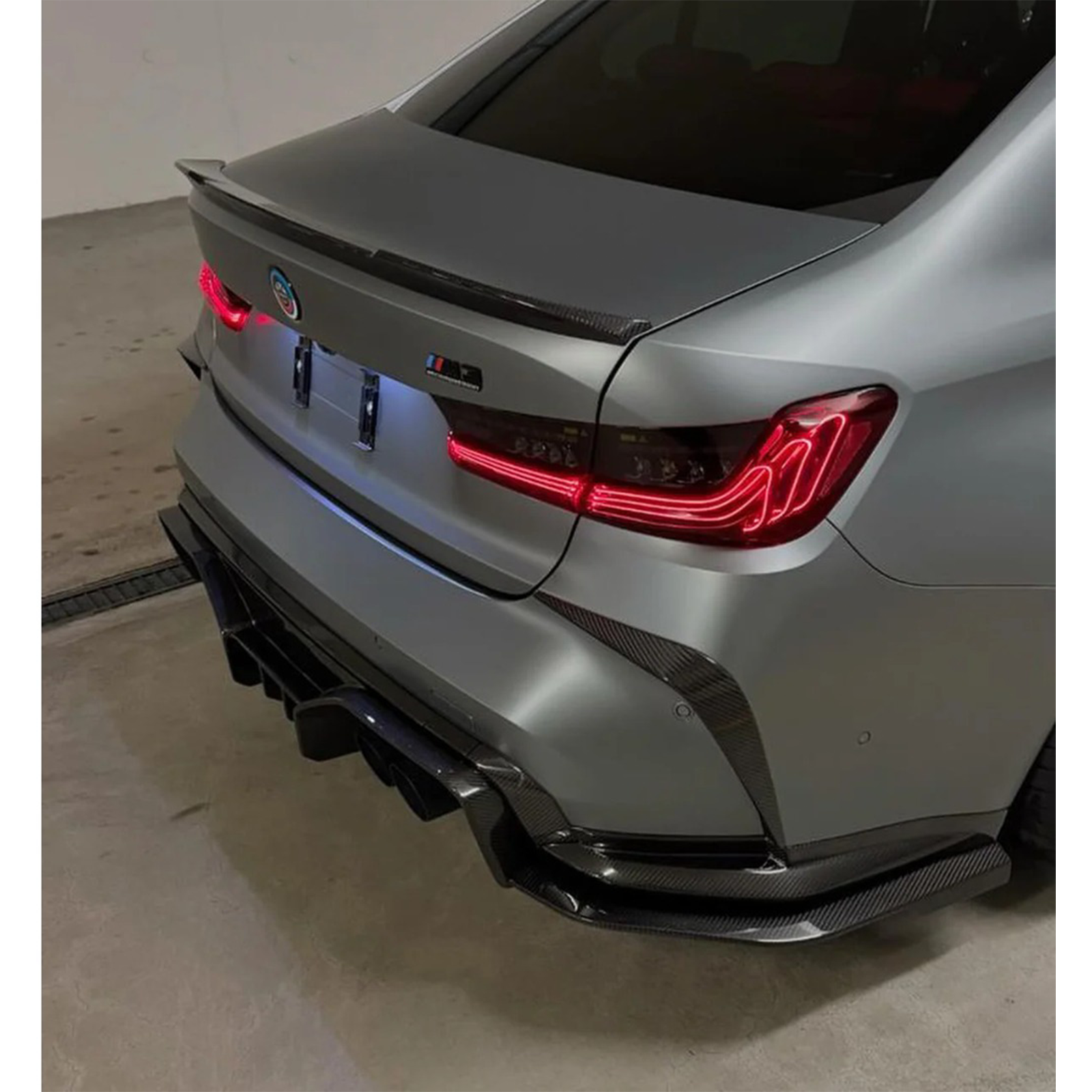 CSL Style Laser Taillights for BMW G80 M3 G20 3 Series - Bull Boost Performance