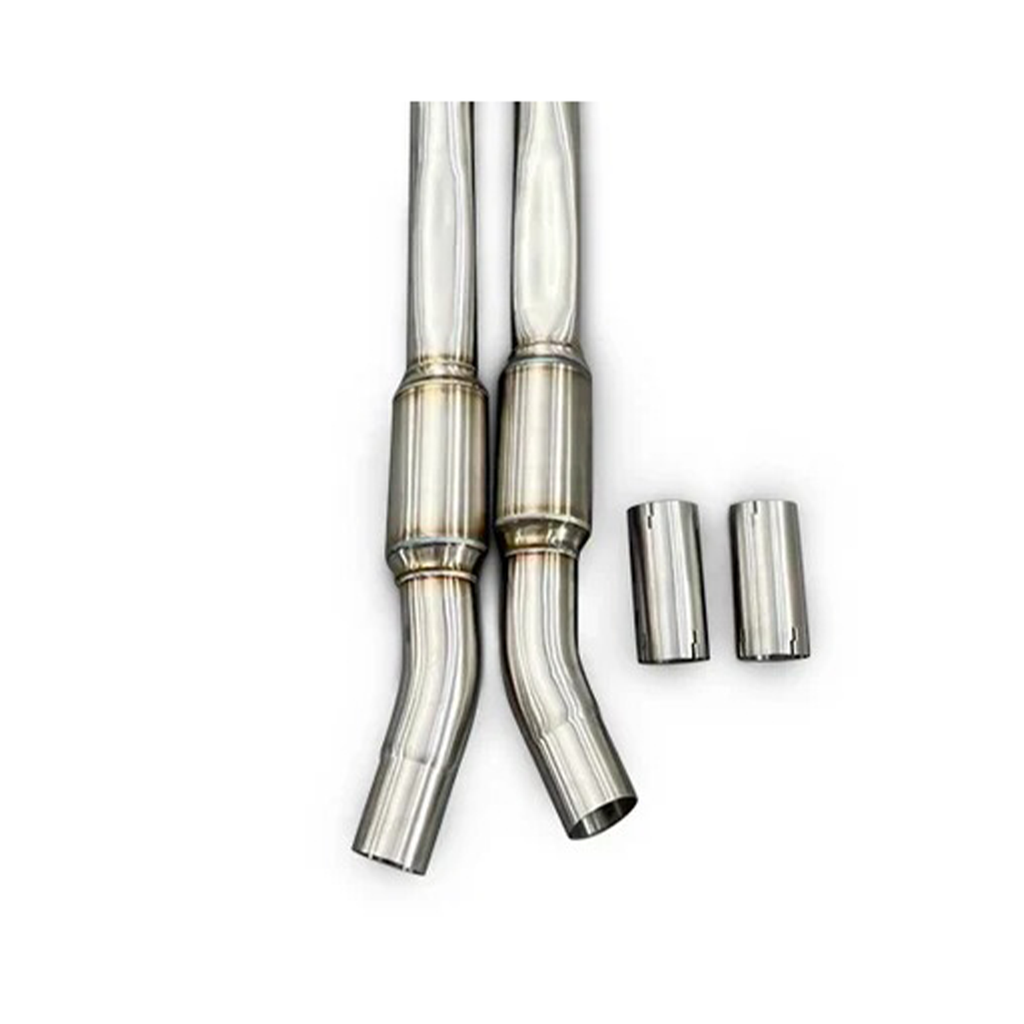 Single Mid Pipe Exhaust for BMW G80 M3 G82 G83 M4 - Bull Boost Performance