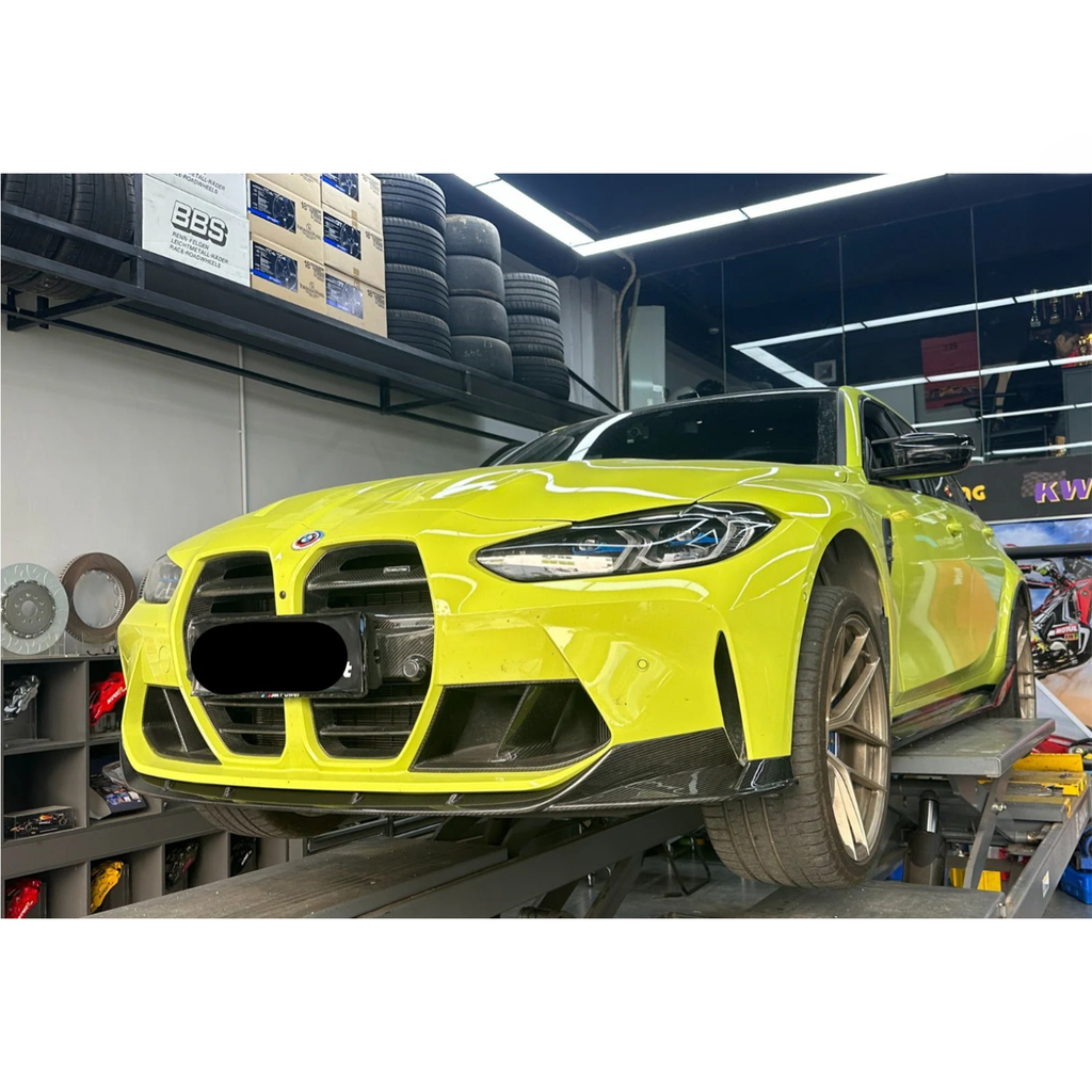 CT VI Style Dry Carbon Fiber Front Lip for BMW G80 G81 M3 G82 G83 M4 - Bull Boost Performance