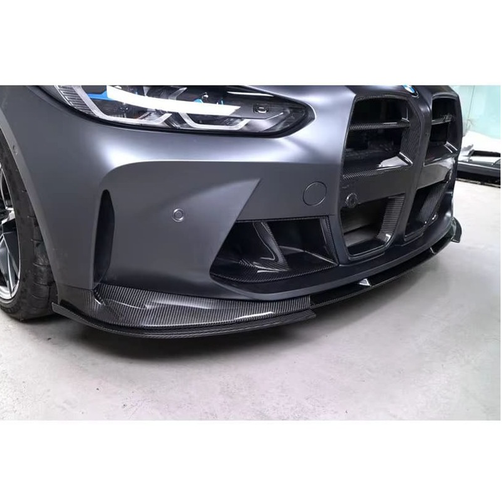 3D Style Carbon Fiber Front Lip for BMW G80 M3 G82 G83 M4 - Bull Boost Performance