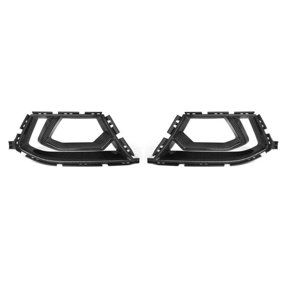 Carbon Fiber SQ Style Front Bumper Air Duct for BMW G80 G81 M3 - Bull Boost Performance