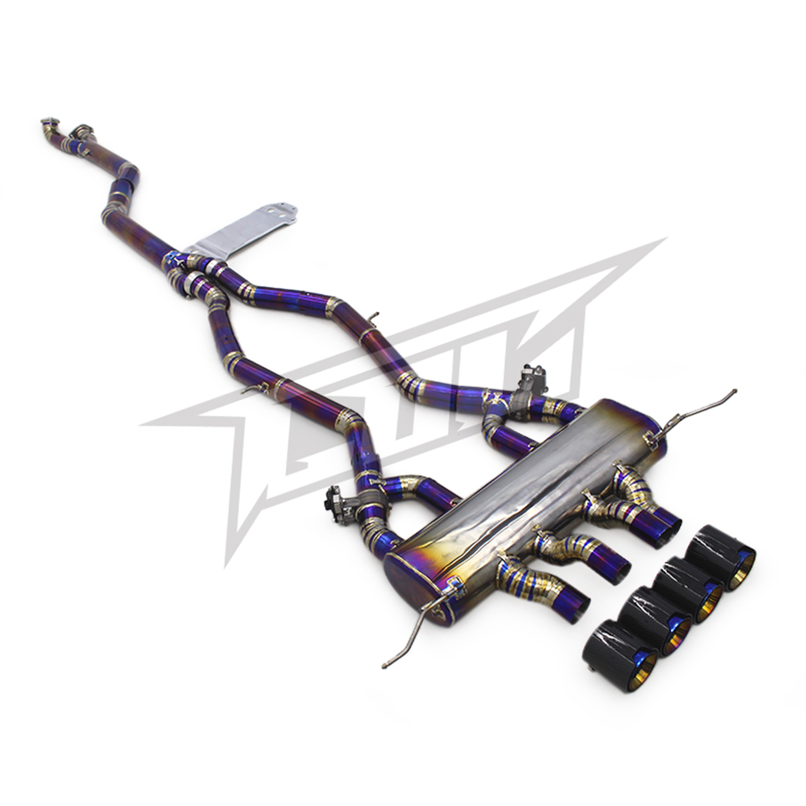 Center Exit Exhaust System for BMW M3 M4 G80 G82 3.0T 19-23 - Bull Boost Performance