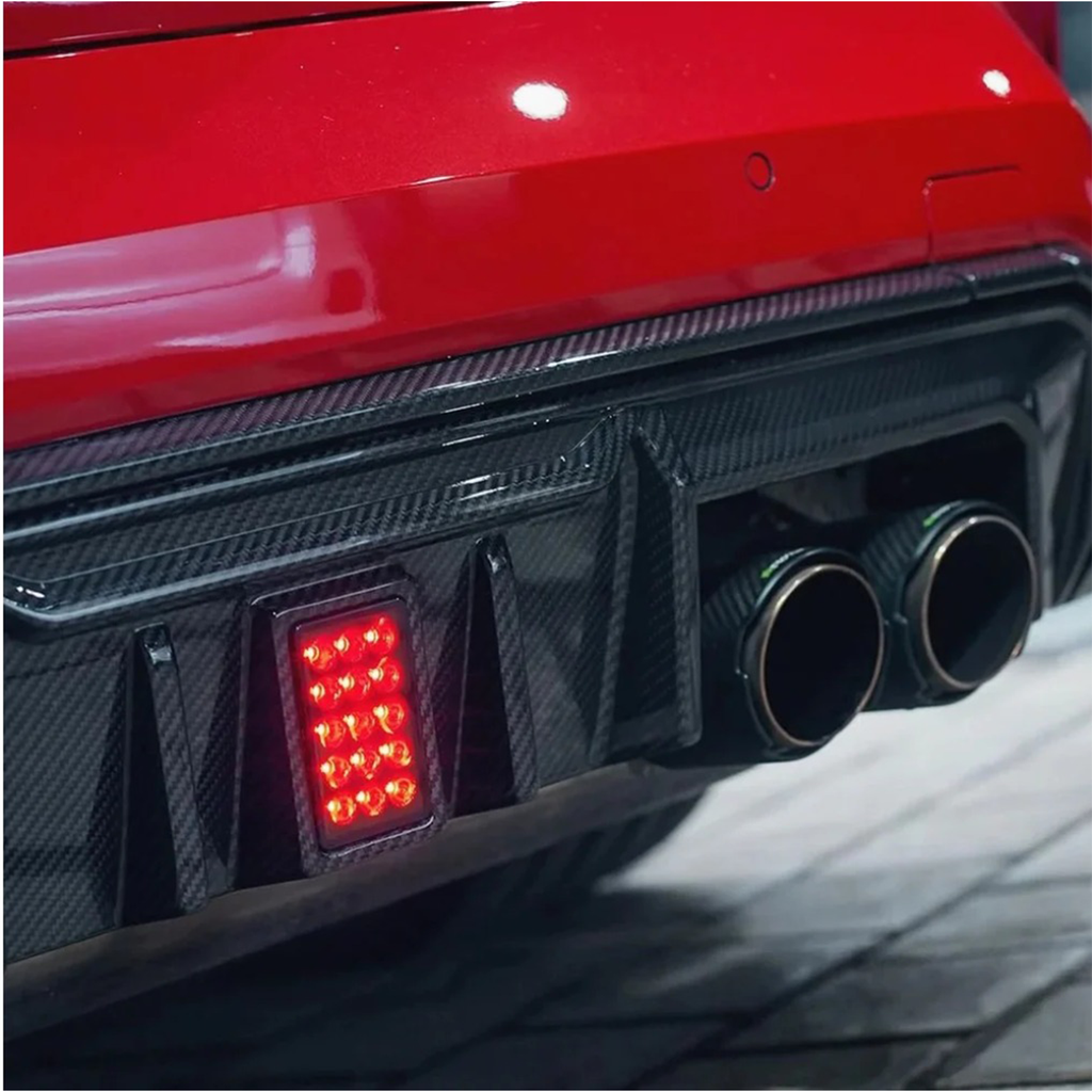 Dry Carbon Fiber F1 Style Rear Diffuser for BMW G80 M3 G82 M4 - Bull Boost Performance