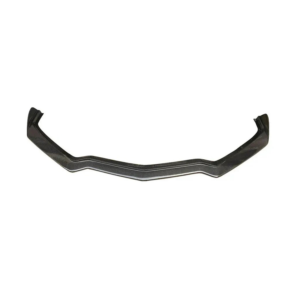 V Style Carbon Fiber Front Lip for Chevrolet Corvette C8 - Bull Boost Performance