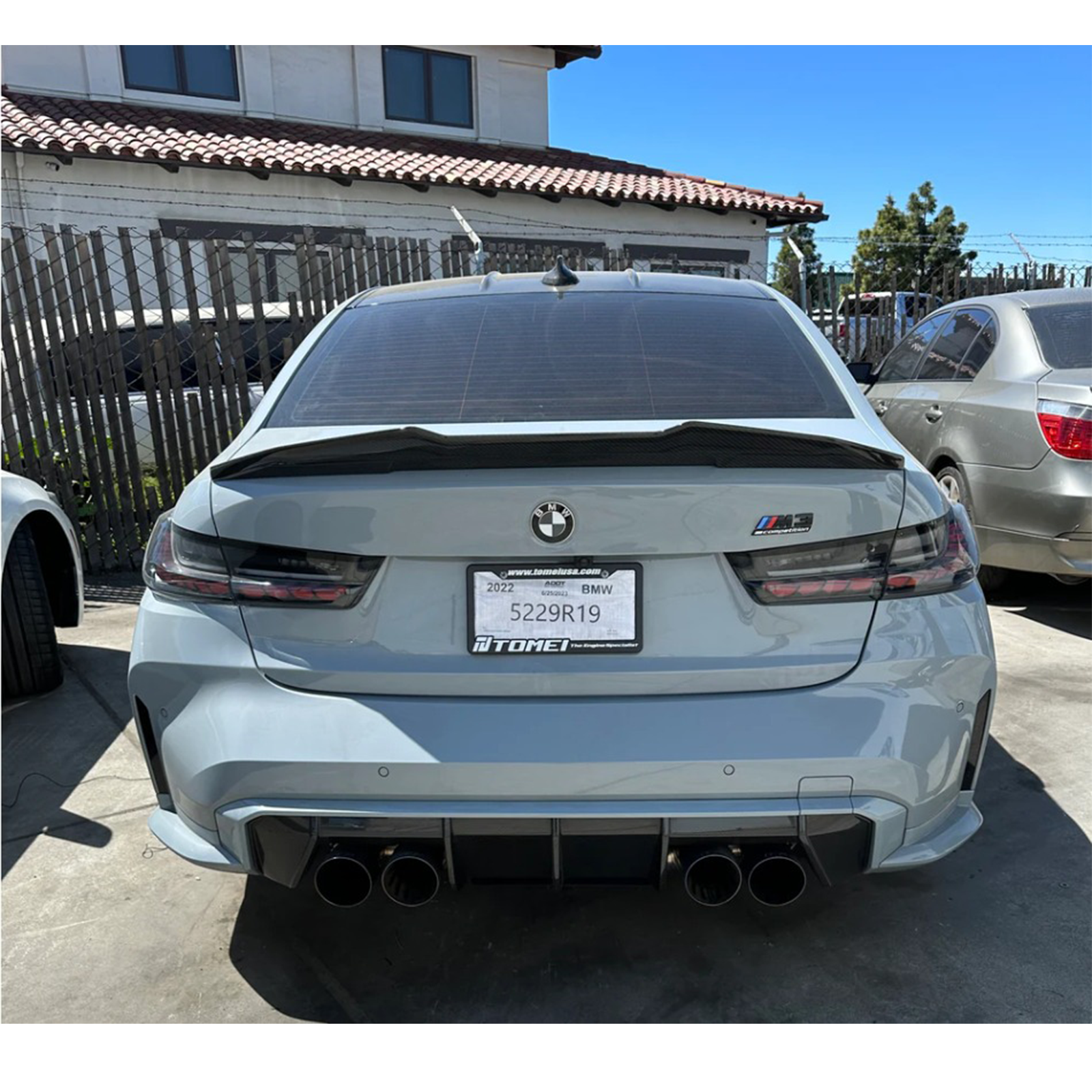 M Performance Style Carbon Fiber Rear Diffuser for BMW G80 M3 G82 G83 M4 - Bull Boost Performance