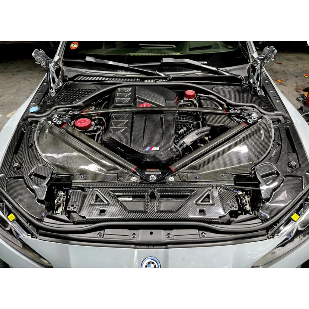 Carbon Fiber Headlamp Covers for BMW G80 G81 M3 G82 G83 M4 G87 M2 - Bull Boost Performance