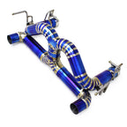 Titanium Straight Exhaust System for Ferrari 488 GTB Spider Pista - Bull Boost Performance
