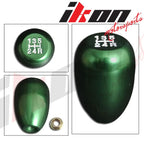 Honda Acura JDM 5-Speed Green knob Shift Knob Stitch Suede Boot Cover