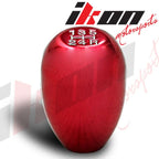 Honda Acura JDM 5-Speed Red knob Shift Knob Stitch Suede Boot Cover