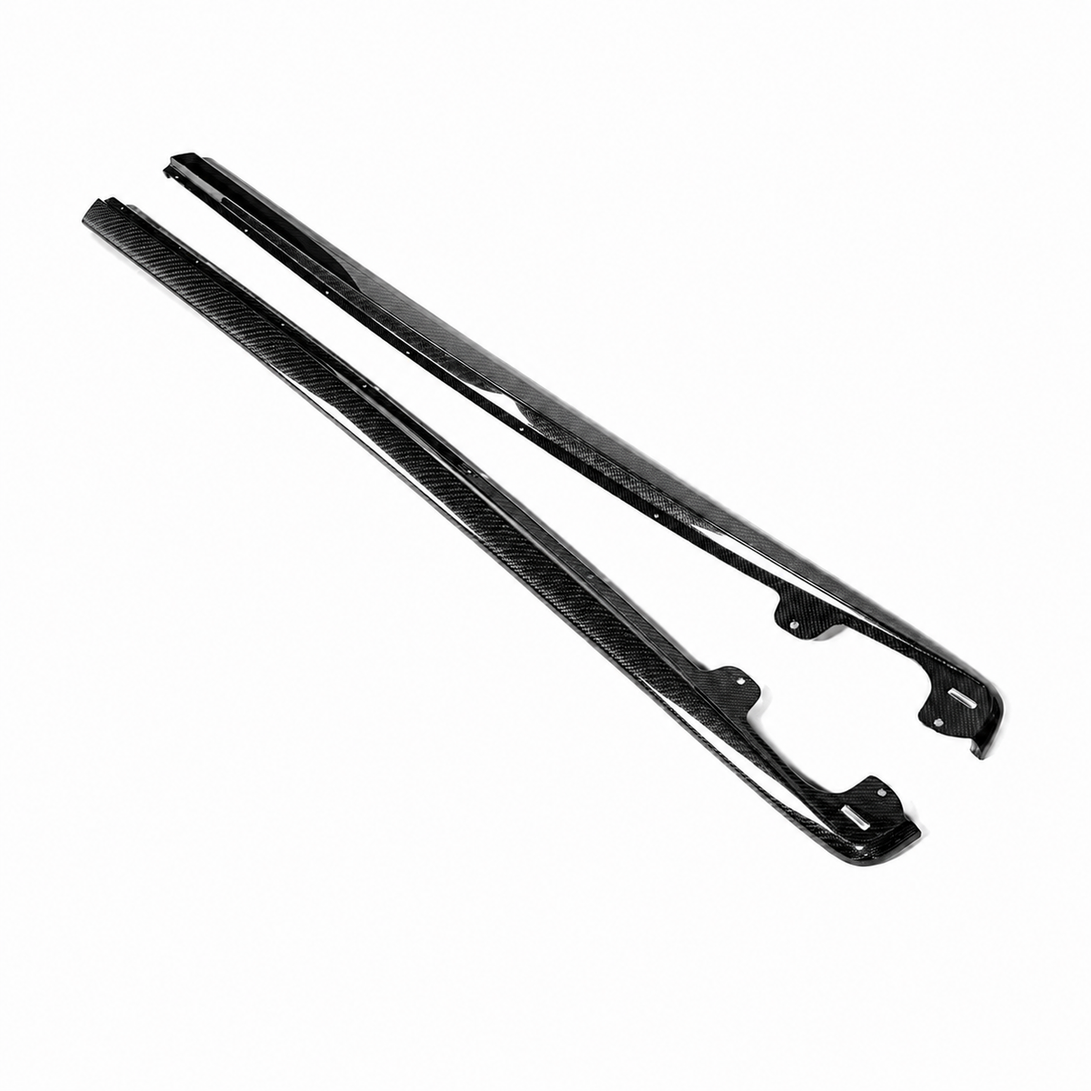 Carbon Fiber Side Skirts for Chevrolet Corvette C6 by Stratec Systems
