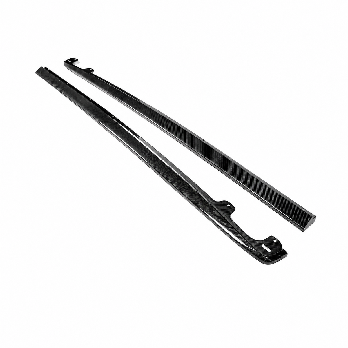 Carbon Fiber Side Skirts for Chevrolet Corvette C6 by Stratec Systems