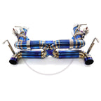 Titanium Valved Muffler Exhaust System for Ferrari 488 GTB Spider Pista - Bull Boost Performance
