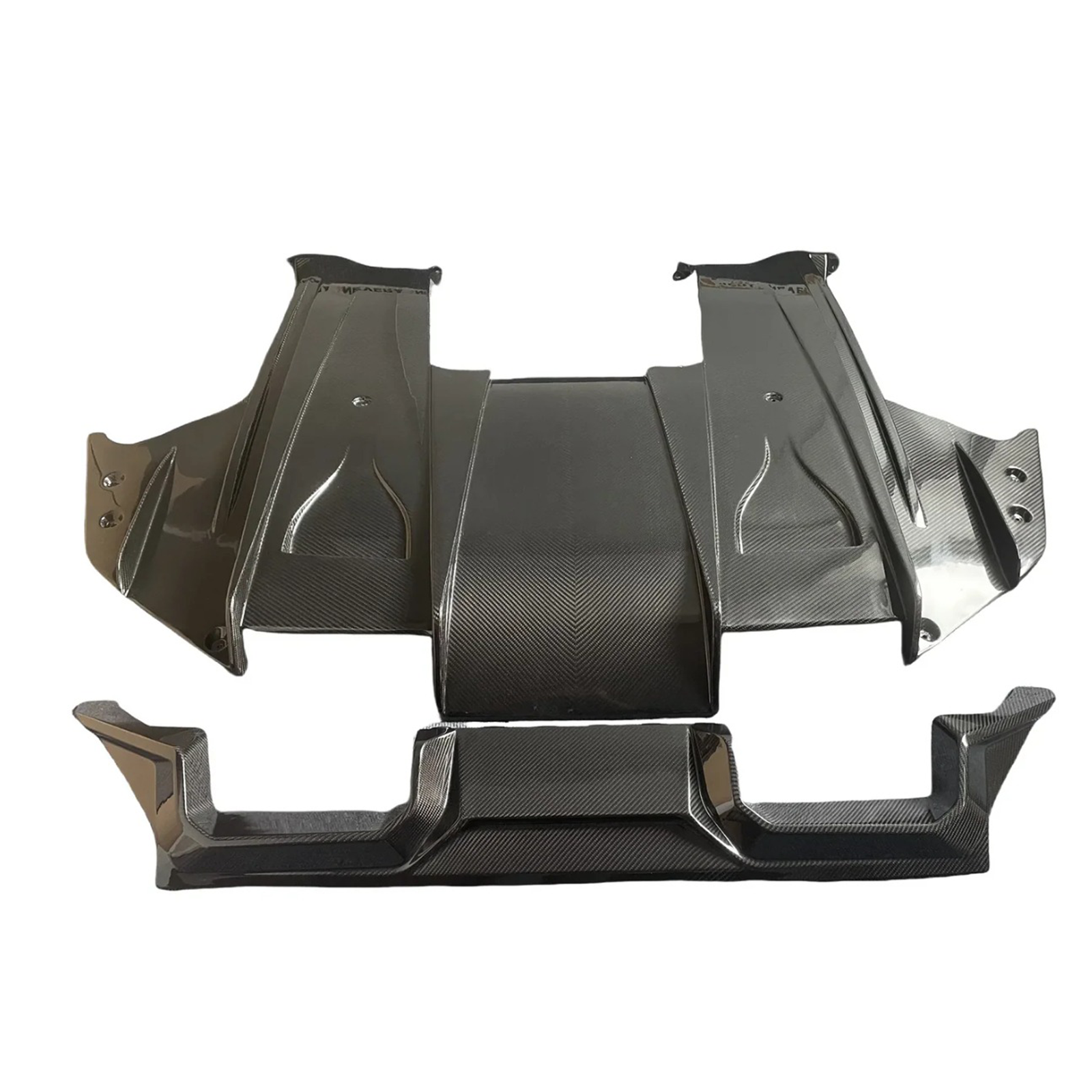 Pre-Preg Carbon Fiber Rear Undertray Diffuser V2 for BMW G87 M2 - Bull Boost Performance