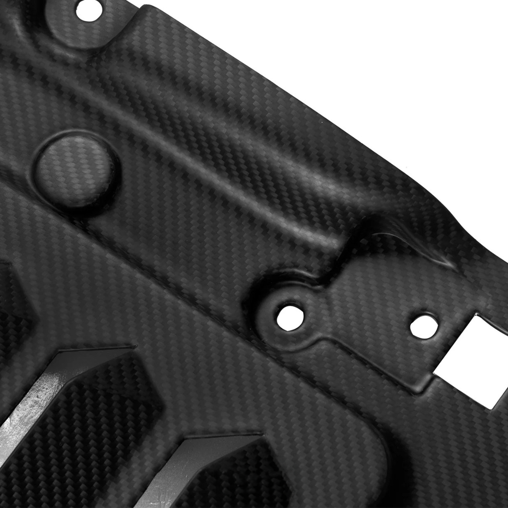 Pre-Preg Carbon Fiber Oil Cooler Skid Plate for BMW G90 G99 M5 - Bull Boost Performance