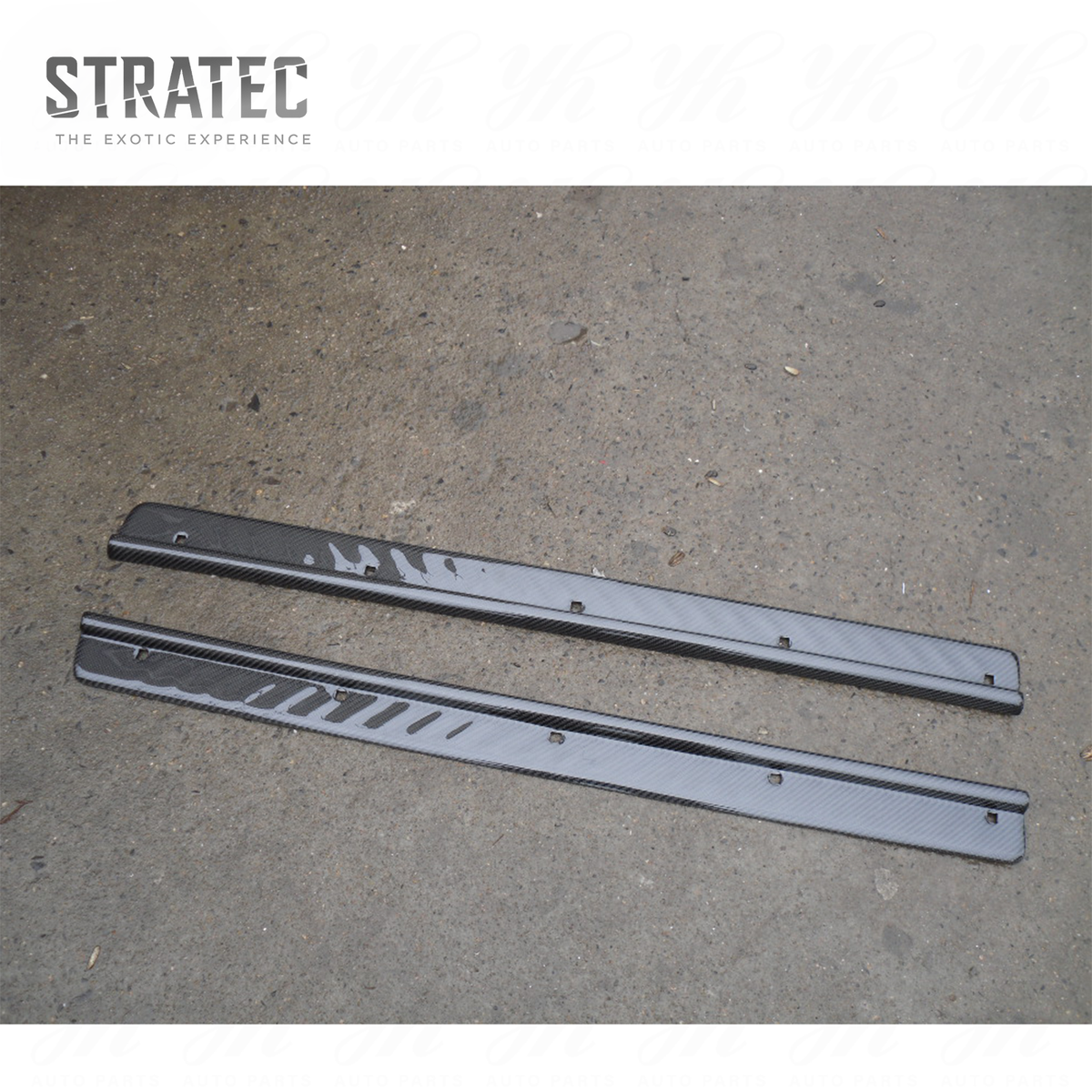 High Quality Carbon Fiber Door Sill Pair for Nissan Skyline GTR R32 by Stratec Systems