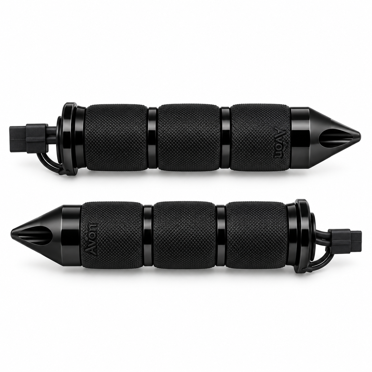 Avon Grips MT-IN-AIR-90ASH Air Cushioned Spike Heated Grips - Black Anodized