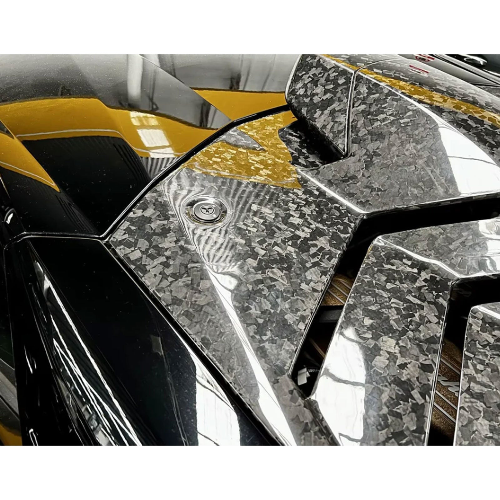 STO Style Carbon Fiber Engine Hood for Lamborghini Huracan LP580 LP610 EVO - Bull Boost Performance