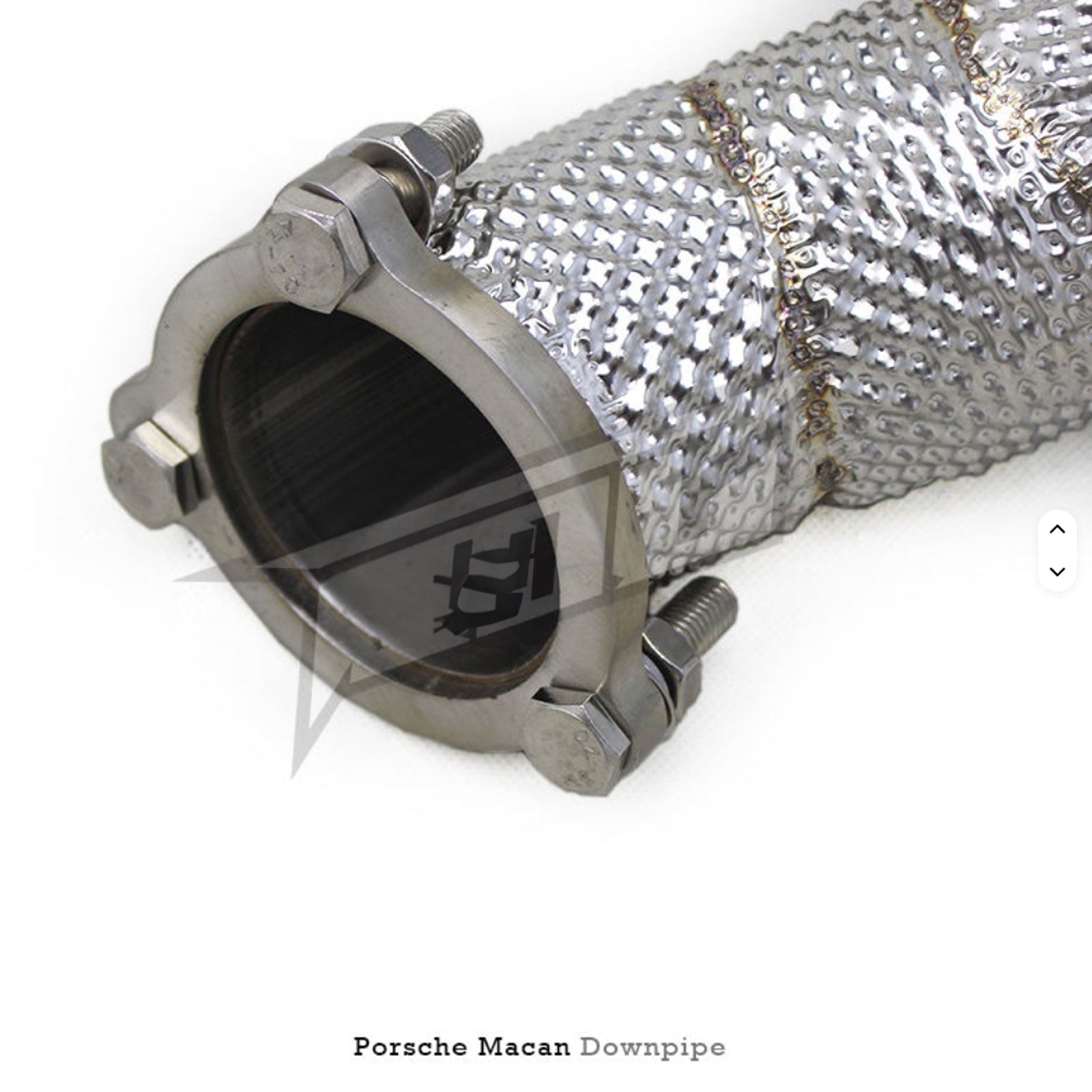 Straight Free Flow Stainless Steel Down Pipes for Porsche Macan Turbo GTS 3.6T - Bull Boost Performance