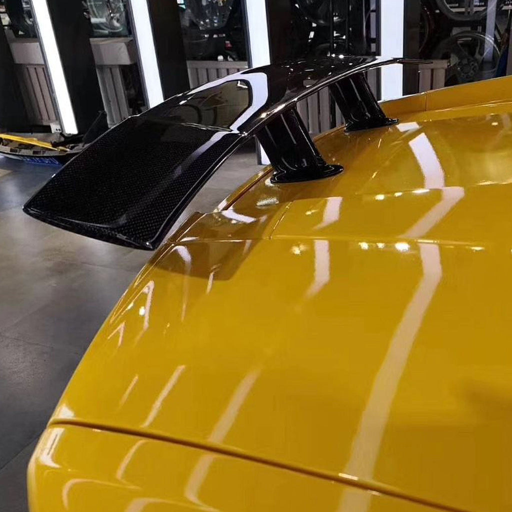 SRATEC Carbon Fiber Rear Spoiler Wing for Lamborghini Gallardo LP540 LP550 LP560 LP570 Modified Track Version - Bull Boost Performance