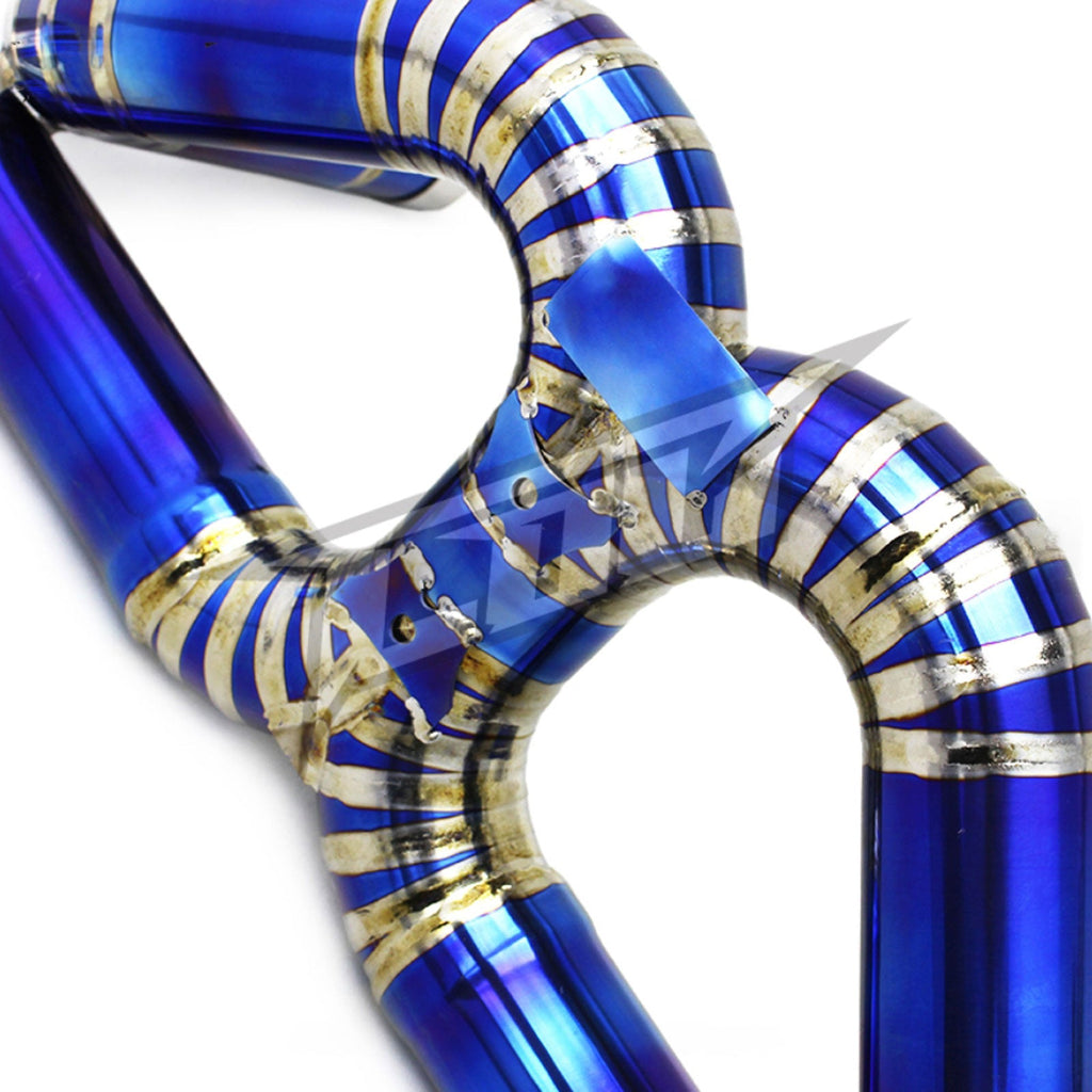 Titanium Straight Exhaust System for Ferrari 488 GTB Spider Pista - Bull Boost Performance