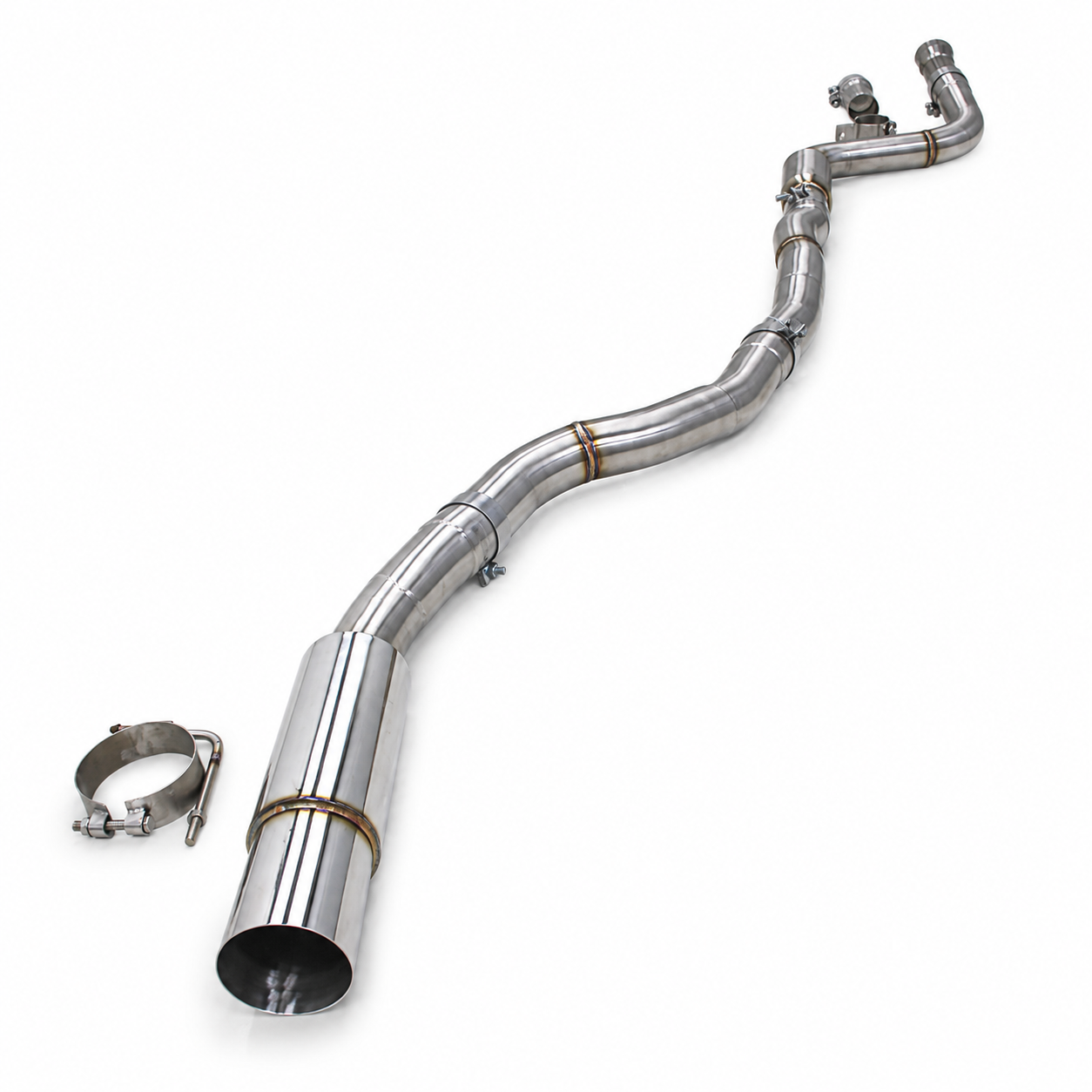 T304 Stainless Catback Exhaust System for Toyota Supra A90 3.0T by Bull Boost Performance