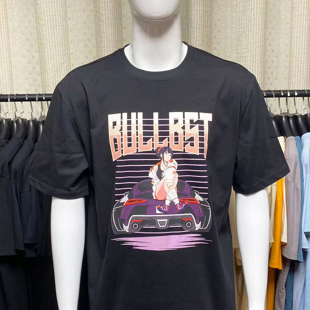 Supra Anime Girl Regular Heavy Cotton Pre Shrunk Shirt - Bull Boost Performance