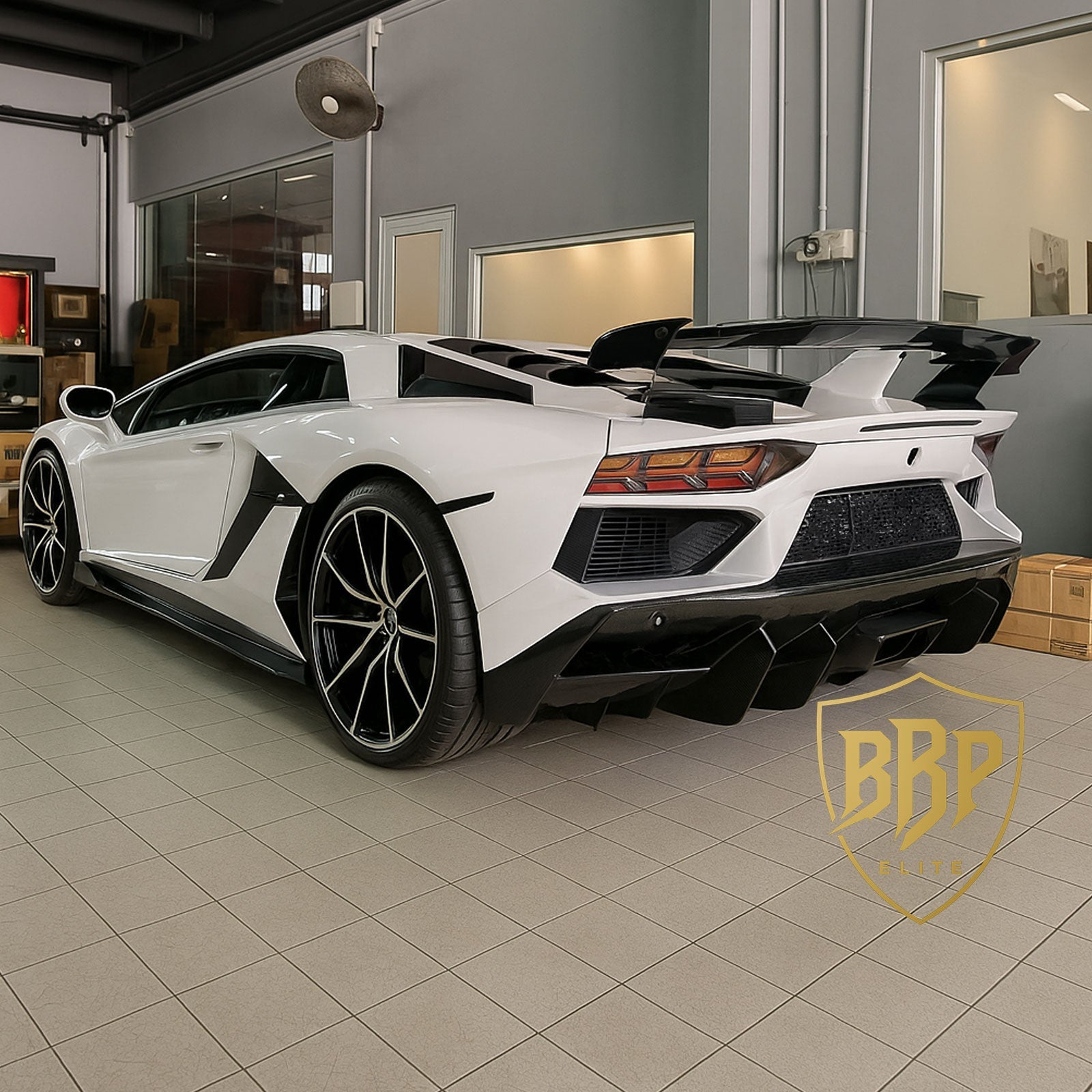 SVJ Style Full Conversion Body Kit for Lamborghini LP700-4 LP720 LP750 - Bull Boost Performance