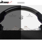 2015-2021Â BMW F80 F82 M Stitch Matte CF Steering Wheel Synthetic Suede