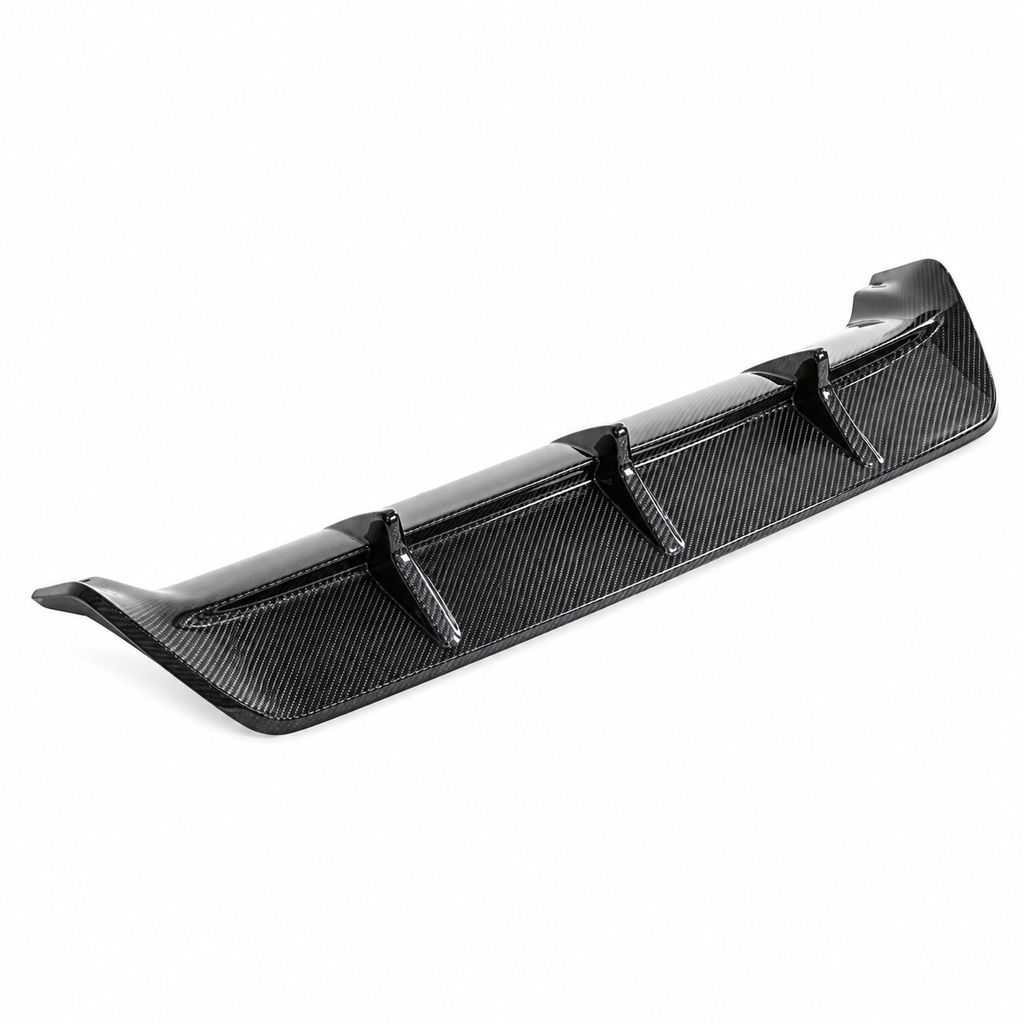 Carbon Fiber Rear Diffuser Extension for Lexus RC F Coupe by Stratec Systems