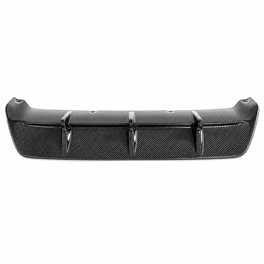 Carbon Fiber Rear Diffuser Extension for Lexus RC F Coupe by Stratec Systems