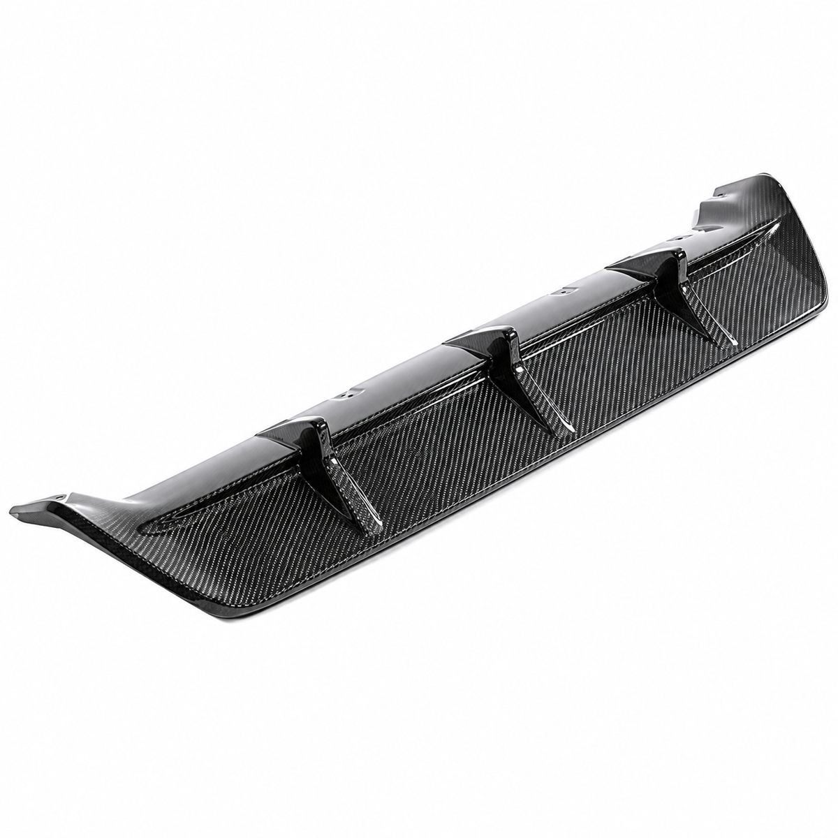 Carbon Fiber Rear Diffuser Extension for Lexus RC F Coupe by Stratec Systems