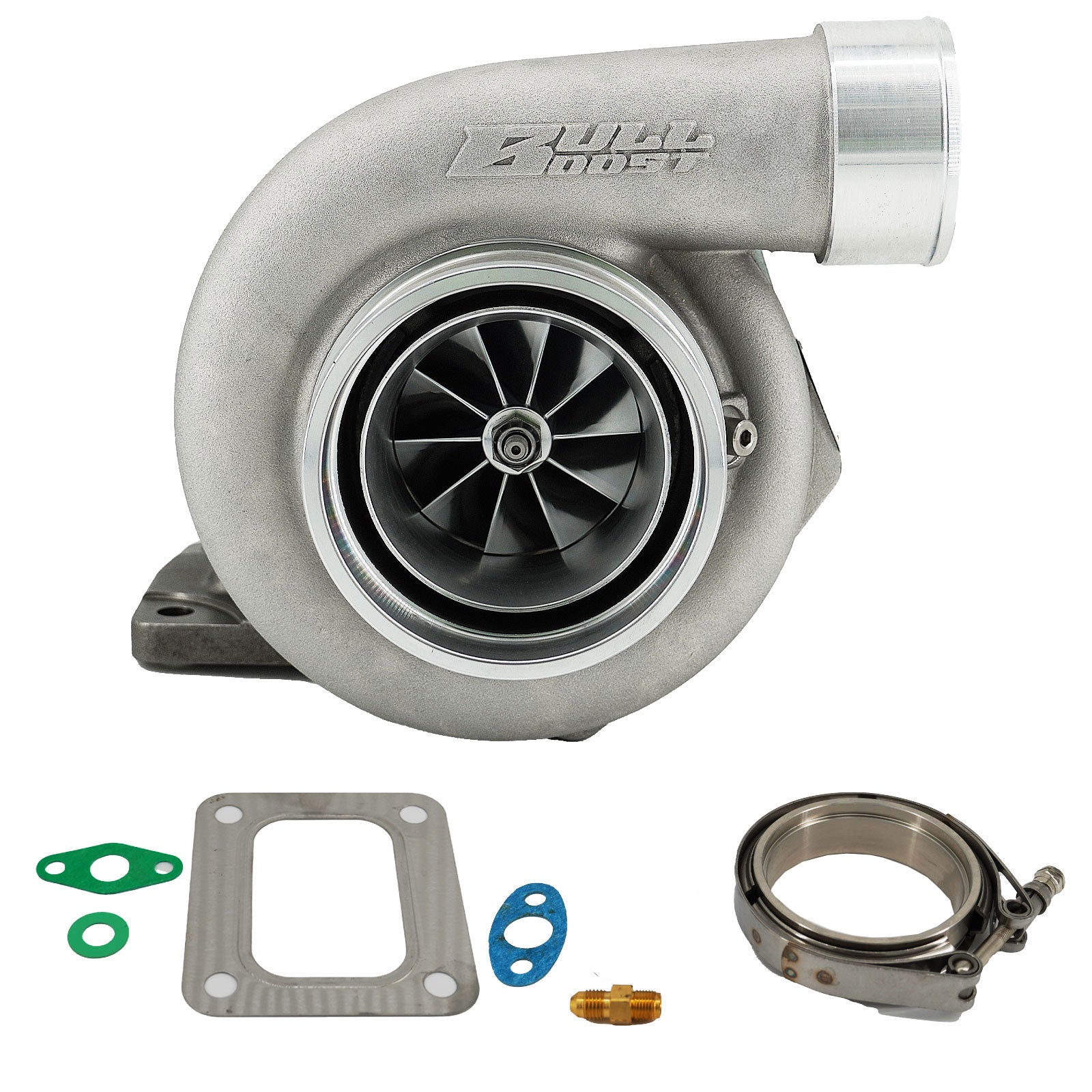 T70 Turbocharger Turbo Charger T4 3" Universal V-Band 500+ HP 0.72 0.81 A/R - Bull Boost Performance
